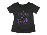 Feeling My Faith "V" T-Shirt