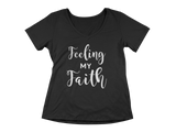 Feeling My Faith "V" T-Shirt